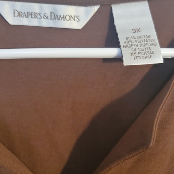Brown Women's Blouse - Picture 2 of 3
